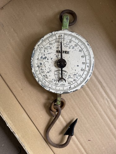 Vintage salter hanging scales - vintage,