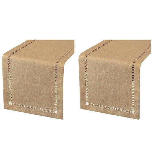 Hand hemstitched dining - 2x,