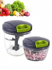 Manual Vegetable Chopper Hand Pull Garlic Onion Cutter Food Processor