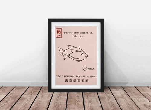 Picasso exhibition poster - picasso,