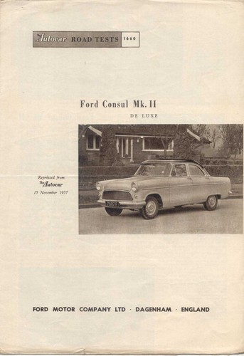 Ford consul de - mk, luxe