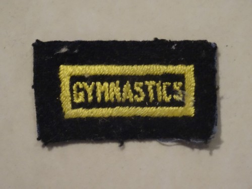Gymnastics cloth badge - gymnastics,
