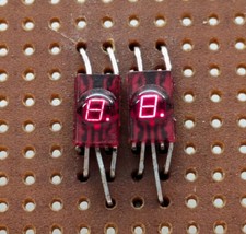2 PCS. Display mini bubble red