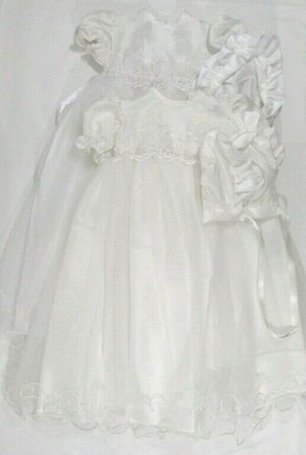 Long christening gown dress - christening,