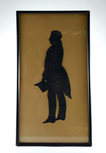 Antique silhouette - silhouette, of
