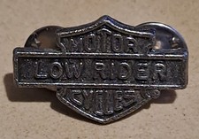 Vintage Harley Davidson Motor Low Rider Bike Cycles Pins Pin Badge