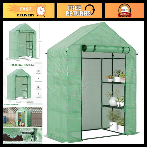 Portable walk greenhouse - portable, walk-in