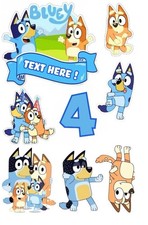 Bluey Personalised A4 Edible