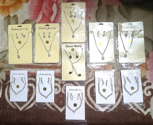 Original necklace and earring - necklace,