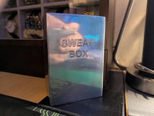 Vintage swear box - box, heavy