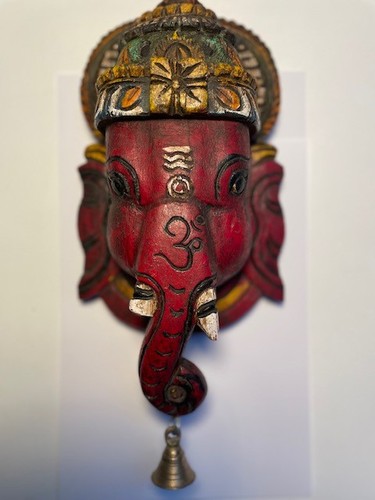 Rustic mask with brass - rustic, bell
