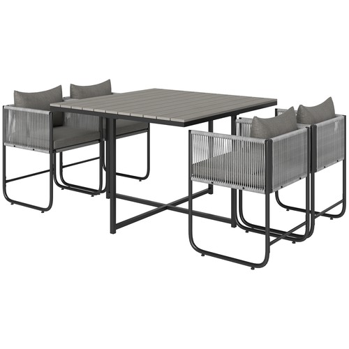 Piece rattan cube dining - rattan,