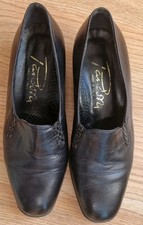 Pandora Latex Comfort Women's Black Leather Casual Ankle Boots Size  3.5.