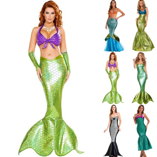 Ladies long mermaid bodycon - mermaid,