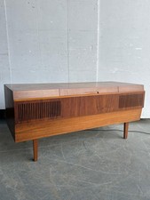 Teak cased hmv record - teak,
