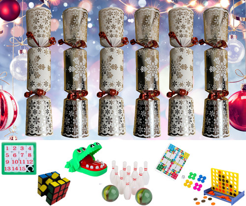 Large deluxe xmas crackers - xmas,