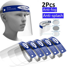 2 x Full Face Covering Visor