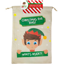 Elf Christmas Eve Bag Sack
