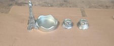 Unity candle holder set, silver look