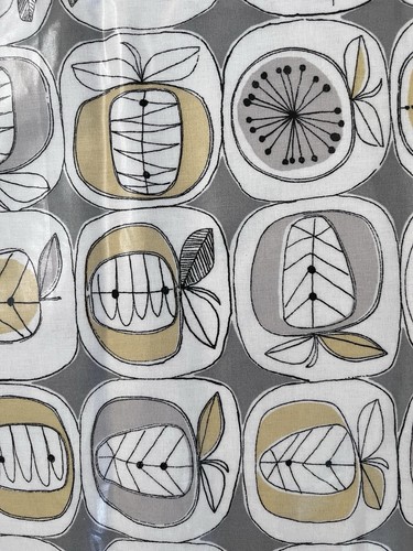 Grey yellow fruit - fruit, oilcloth