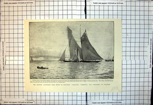 Old channel yacht - channel, dover