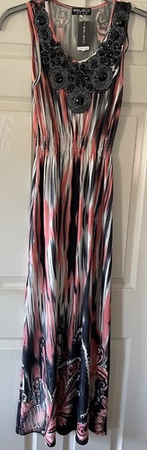 Maxi graphic print dress - graphic,