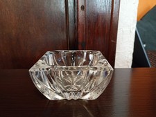Vintage Heavy Glass Ash Tray