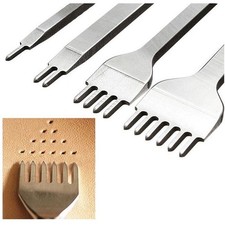 4 pcs Leather   Puncture Iron