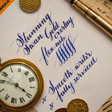 Vintage Swan Mabie Todd Metal