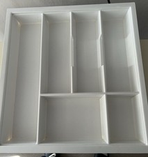 Plastic White Cutlery Organiser