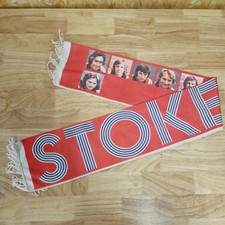 VERY RARE super Stoke City 1970s Vintage Football Scarf 