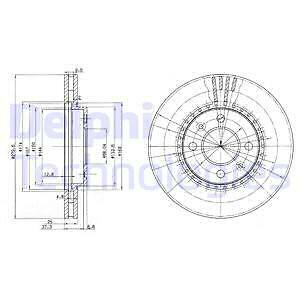 Brake disc for - 2x,
