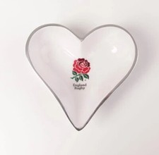 ENGLAND RUGBY ALUMINIUM HEART