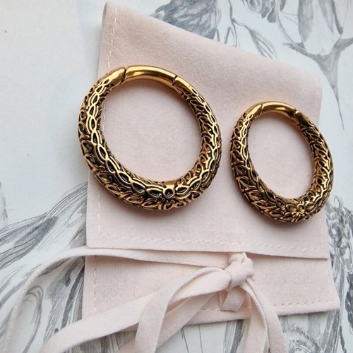 4mm circle gold hoop - gold,