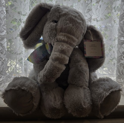 Large elephant soft toy - elephant,