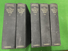 WINSTON CHURCHILL The Second World War Set of 5 FIRST EDITION Hardback Books