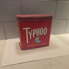 Rare Vintage Typhoo Tea Advertising Tin original Collectible Caddy vintage 