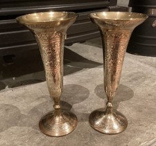Pair Of Vintage Brass Trumpet