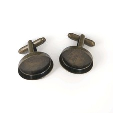 10 x Antique Bronze Cufflink