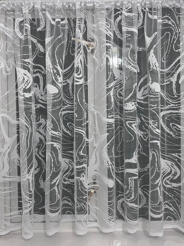 White sheer net curtains - white,