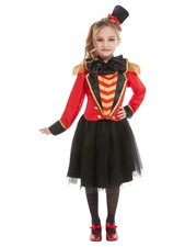 Smiffys Ringmaster Girl's Circus Fancy Dress Costume
