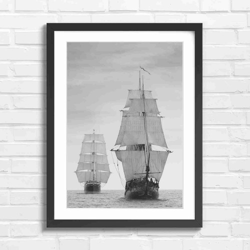 Nautical vintage sailing - nautical,
