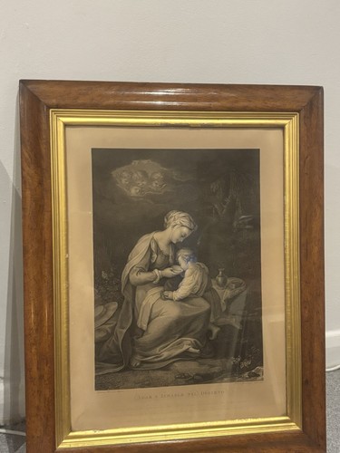 Original antique etching - original, of