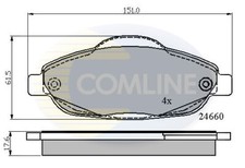 Front COMLINE CBP01765 Brake