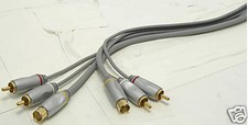 High Quality  S-VHS + 2xRCA to
