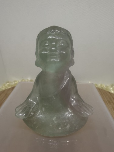 Fluorite buddha - fluorite,