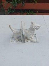 Highland Terrier Bookends Cast Iron Scottish Terrier