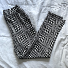 Womens Dogtooth Trousers UK S