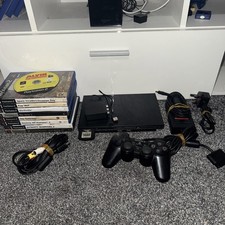 PS2 Slim console black w/