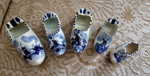 Set vintage delft - set, blauw